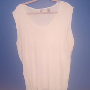 Kim Rogers Classic White Tank Top
